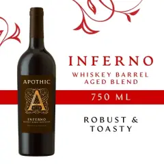 Apothic Inferno Red Blend Red Wine - 750ml Bottle