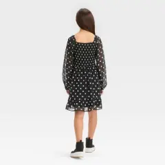 Girls' Smocked Bodice Chiffon Dress - art class&trade;