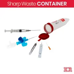 Portable Sharps Disposal Container