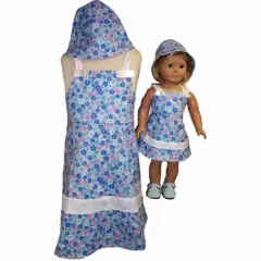 Doll Clothes Superstore Size 4 Matching Girls and Doll Clothes Dress Hat