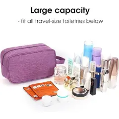 Narwey Travel Toiletry Bag  Traveling Dopp Kit Travel Bag for Toiletries Cosmetic Bag Makeup Bag Medicine Bag for Traveling