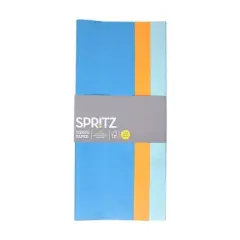 20ct Tissue Paper Orange/Blue/Light Blue - Spritz&trade;: Solid Gift Packaging, 16.5" x 24", All Occasions, 20 Pack