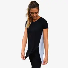 Calypsa Side Split Tie Up Tee