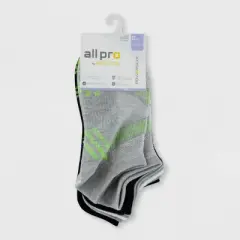 All Pro Powersox Women's Lightweight Cooling 6pk No Show Athletic Socks - 5-10