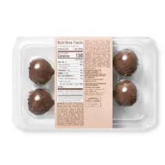 Everyday Chocolate Cake Pops - 5.4oz/4ct - Favorite Day&trade;