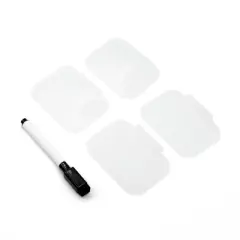 Dry Erase Clips Frosted Clear - Bullseye's Playground&trade;