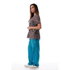 Just Love Nursing Scrubs Set for Women Print Scrubs 1311WJ-2-XS