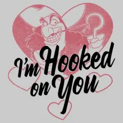 Men's Peter Pan Valentine's Day Captain Hook I'm Hooked on You Sweatshirt