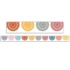 Teacher Created Resources&reg; Happy Cactus Crew Fiesta Die-Cut Border Trim, 35 Feet Per Pack, 6 Packs