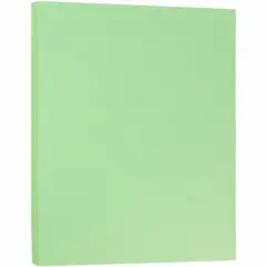 JAM PAPER Matte 28lb Paper - 8.5 x 11 -Mint Green - 50 Sheets/Pack