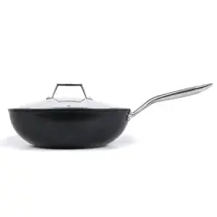 TECHEF Onyx - 12" Nonstick Wok/Stir-Fry Pan with Cover