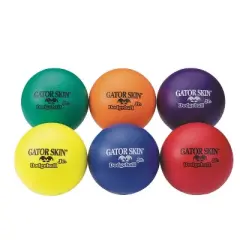 S&S Worldwide Gator Skin&reg; Dodgeball Junior, 5" (Set of 6)