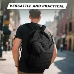 Wrangler Tradesman Backpack for Men, Water Resistant Casual Daypack for Travel Work School, Unisex Laptop Backpack with Notebook Sleeve