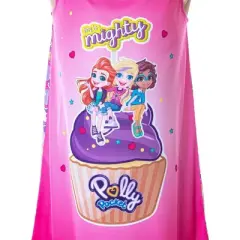 Polly Pocket Toys Girls' Tiny Is Mighty Kids Pajama Nightgown Sleep Shirt Multi