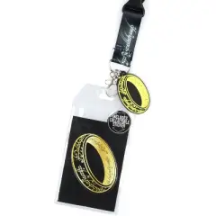 Lord of the Rings The One Ring Precious Lanyard Clear ID Badge Holder Keychain