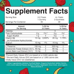 MaryRuth's Kids Nighttime No Melatonin Gummies, Strawberry, 60 ct