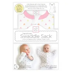 SwaddleDesigns Transitional Swaddle Sack Wearable Blanket - Tiny Triangles