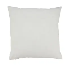 Saro Lifestyle Playful Whales Outdoor Pillow with Poly Fill, 18"x18", Off-White