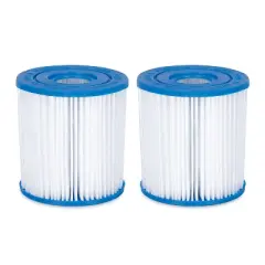 Summer Waves P57100402 Replacement Type I Swimming Pool and Hot Tub Spa Cartridge with Heavy Duty Ultimate Filtration Paper (4 Pack)
