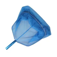 Pool Central Aluminum Frame Swimming Pool Leaf Rake with Nylon Net 19" - Blue