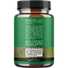 Saw Palmetto Capsules, Advanced Hair Health and Urinary Support with Plant Sterols & Flavonoids, Nature's Craft, 30 ct