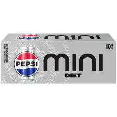 Diet Pepsi - 10pk/7.5 fl oz Mini Cans