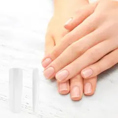 Unique Bargains Women's Full Coverage Nail Kit XXL Clear 1 Set
