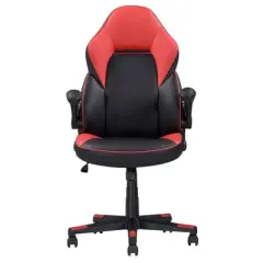 Kumasinova Adjustable Ergonomics Gaming Chair 360&deg; Swivel Chair with Wheel,Black/Red Computer Chair for Office&Home,Versatile Leisure Chair,Red/Black