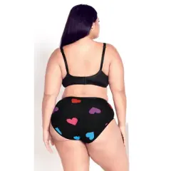 Women's Plus Size  Hi Cut Fashion 3 Pack Brief - multi | AVENUE