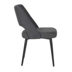 Valencia Steel/Polyester Dining Chair - LumiSource