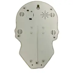 Magic Power Light-Up Skull Doorbell Halloween Decoration - 9 in x 5 in - White