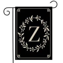 Briarwood Lane Everyday Garden Flag 12x18 For Outdoor Briarwood Lane Classic Monogram Letter Z Garden Flag Flags For Outside