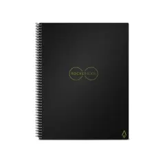 Core Smart Spiral Reusable Notebook Dot-Grid 32 pages 8.5"x11" Letter Size Eco-friendly - Rocketbook
