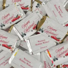 Christmas Candy Party Favors Hershey's Miniatures Chocolate by Just Candy - Vintage Red Truck