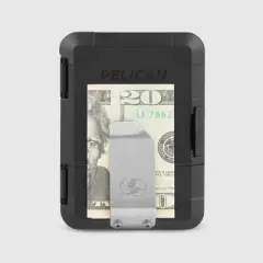 Pelican Protector MagSafe Money Clip Wallet works - Black