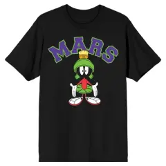 Looney Tunes Marvin The Martian Mars Pride Men's Black T-shirt