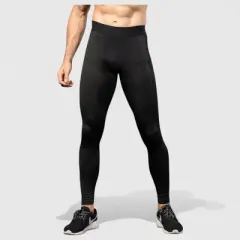 Anna-Kaci Active Men's Performance Leggings with Contoured Support Pouch and Seamless Fit for Training and Recovery