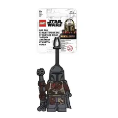 LEGO Star Wars Lightsaber Gel Pen Black Ink with Mandalorian Bag Tag and Keychain Gift Set
