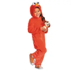 Sesame Street Boys' Elmo with Tango Halloween Classic Costume Jumpsuit - Red - 4-6