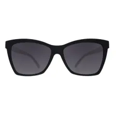 goodr New Wave Renegade Pop G Cateye Sunglasses: Polarized Plastic Lenses, One Size Fits Most, 13+ Years, Black Frame