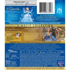 Cinderella Animated + Live Action: 2-Movie Collection (Blu-ray + DVD + Digital)
