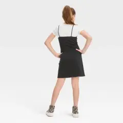 Girls' 2 for 1 Fitted Knit Dress - art class&trade;