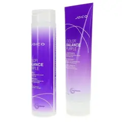 Joico Color Balance Shampoo Purple 10.14 oz & Color Balance Conditioner Purple 8.5 oz Combo Pack