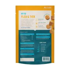 VetIQ Smoke Flavor Flea & Tick Supplement for Dogs - 9.5oz/60ct