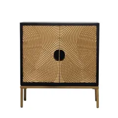 Contemporary Wood Cabinet Bronze - Olivia & May