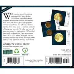 Willow Creek Press 5"x6.25" 2026 Moon Magic Box Calendar