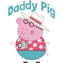 Men's Peppa Pig Daddy Pig Tourist T-Shirt