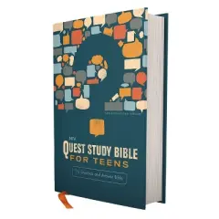 Niv, Quest Study Bible for Teens, Hardcover, Navy, Comfort Print - by  Zondervan