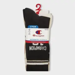 Champion Women's Nineteen 3pk Crew Socks