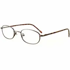 Flex Plus by Vivid FP-85 Designer Blue Light FIlter Reading Glasses in Brown 46mm +1.50 | Ladies | Oval Shape | X-Small Fit